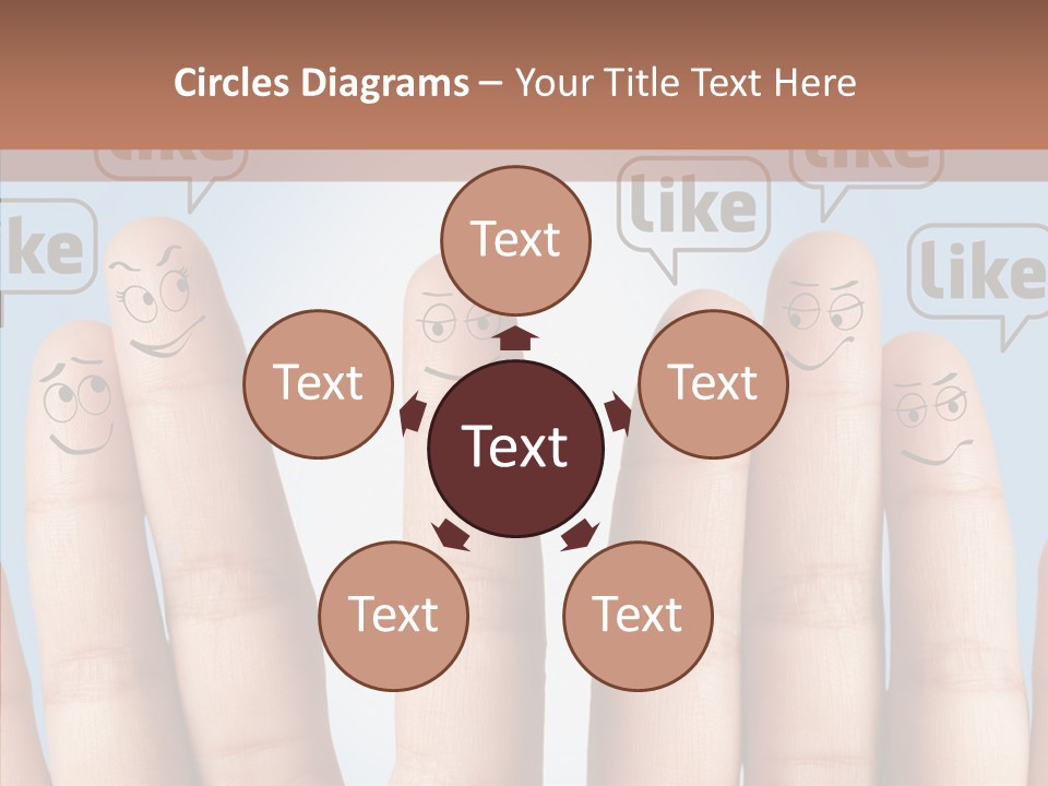 Comunity Experience Happy Face PowerPoint Template