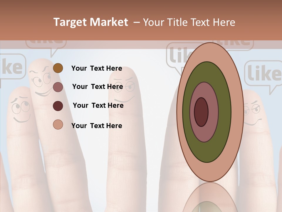 Comunity Experience Happy Face PowerPoint Template