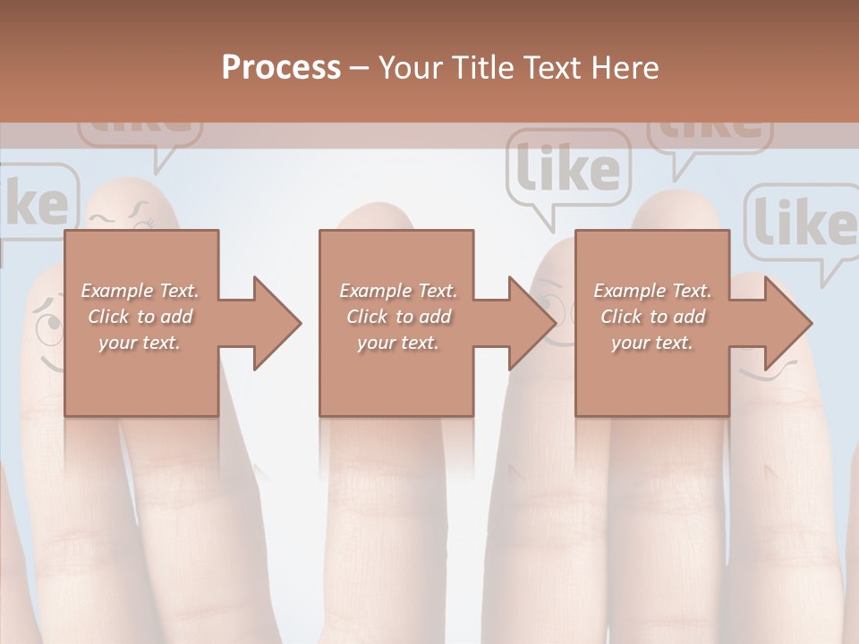 Comunity Experience Happy Face PowerPoint Template
