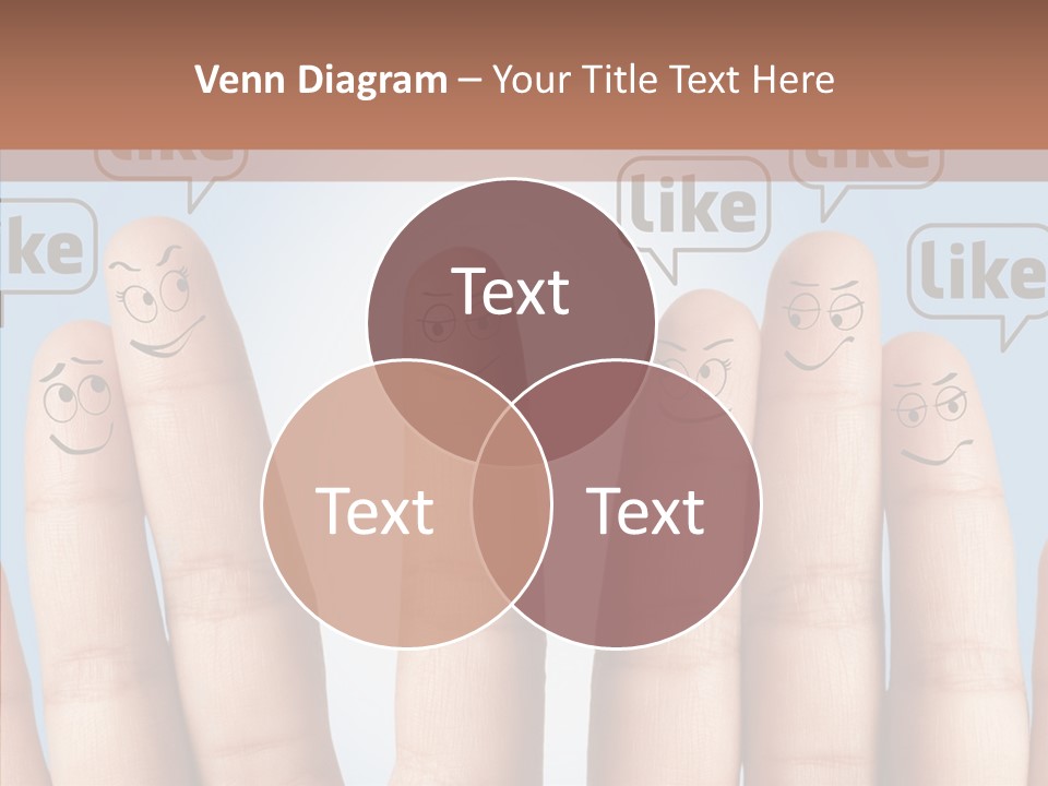 Comunity Experience Happy Face PowerPoint Template