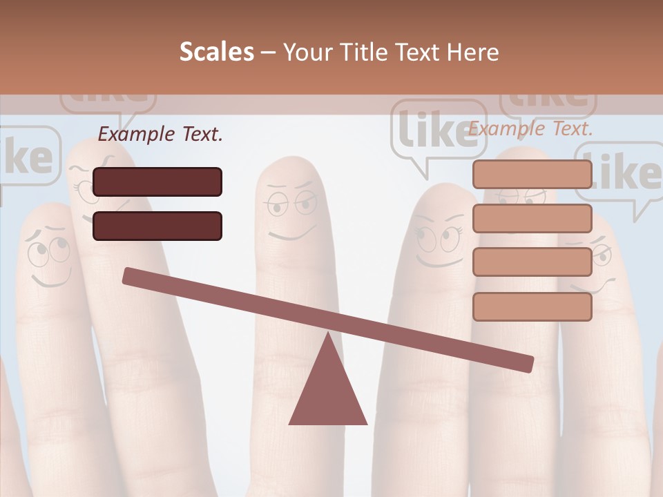 Comunity Experience Happy Face PowerPoint Template