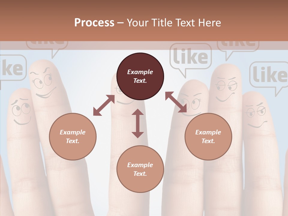 Comunity Experience Happy Face PowerPoint Template