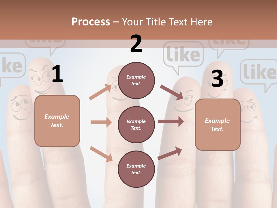 Comunity Experience Happy Face PowerPoint Template