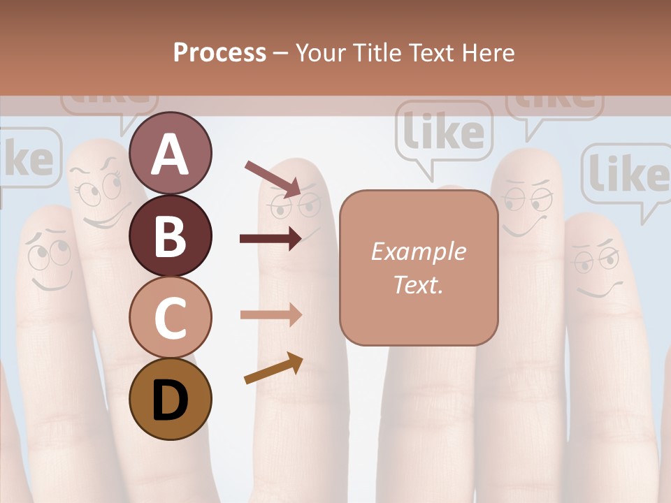Comunity Experience Happy Face PowerPoint Template