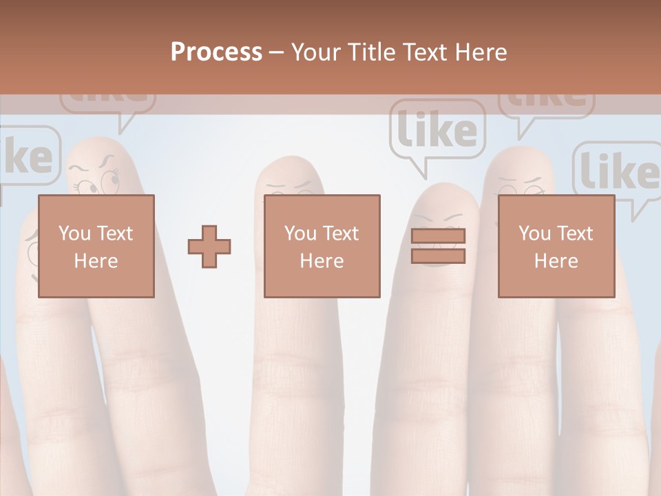 Comunity Experience Happy Face PowerPoint Template
