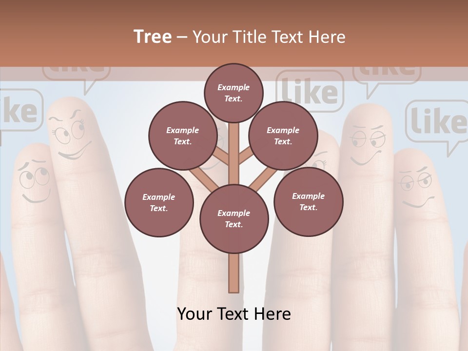 Comunity Experience Happy Face PowerPoint Template