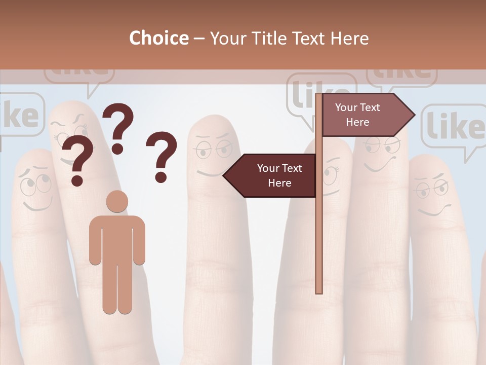 Comunity Experience Happy Face PowerPoint Template