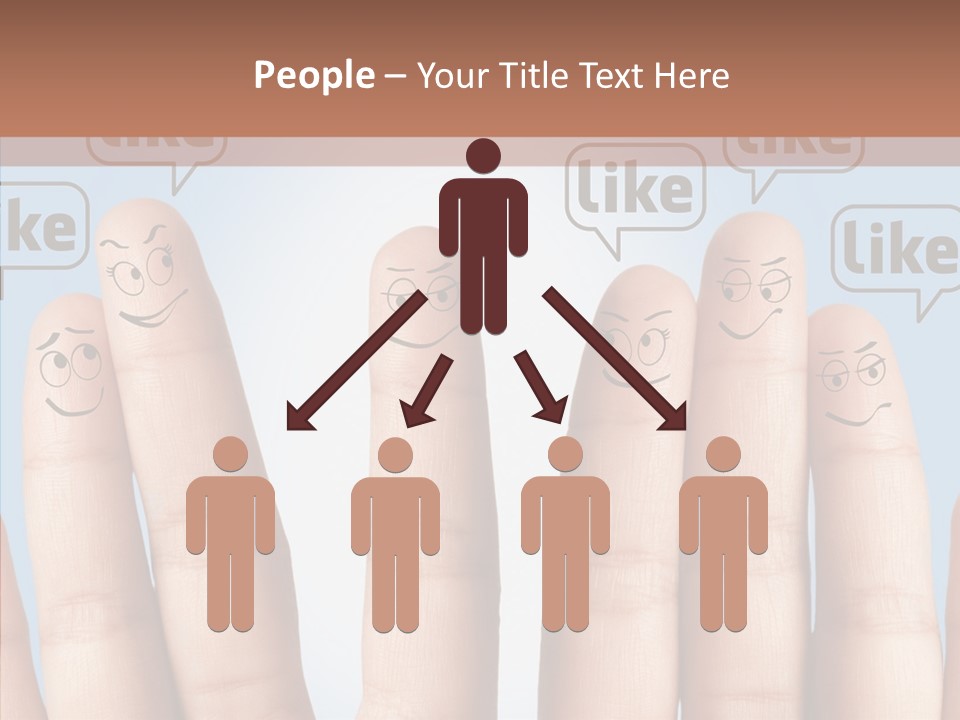 Comunity Experience Happy Face PowerPoint Template