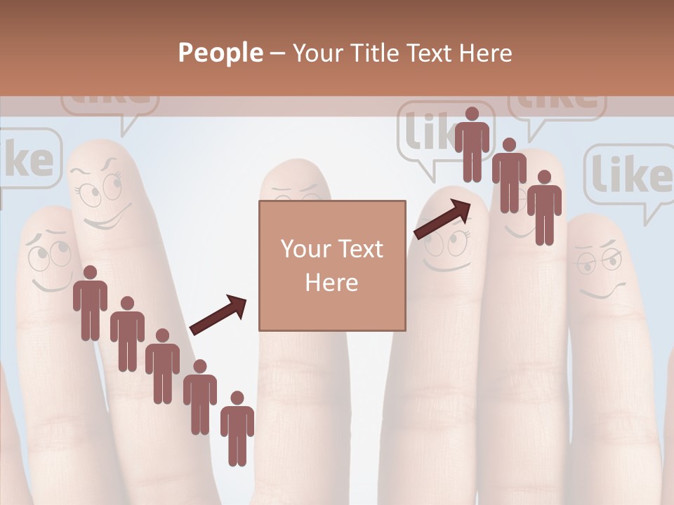 Comunity Experience Happy Face PowerPoint Template