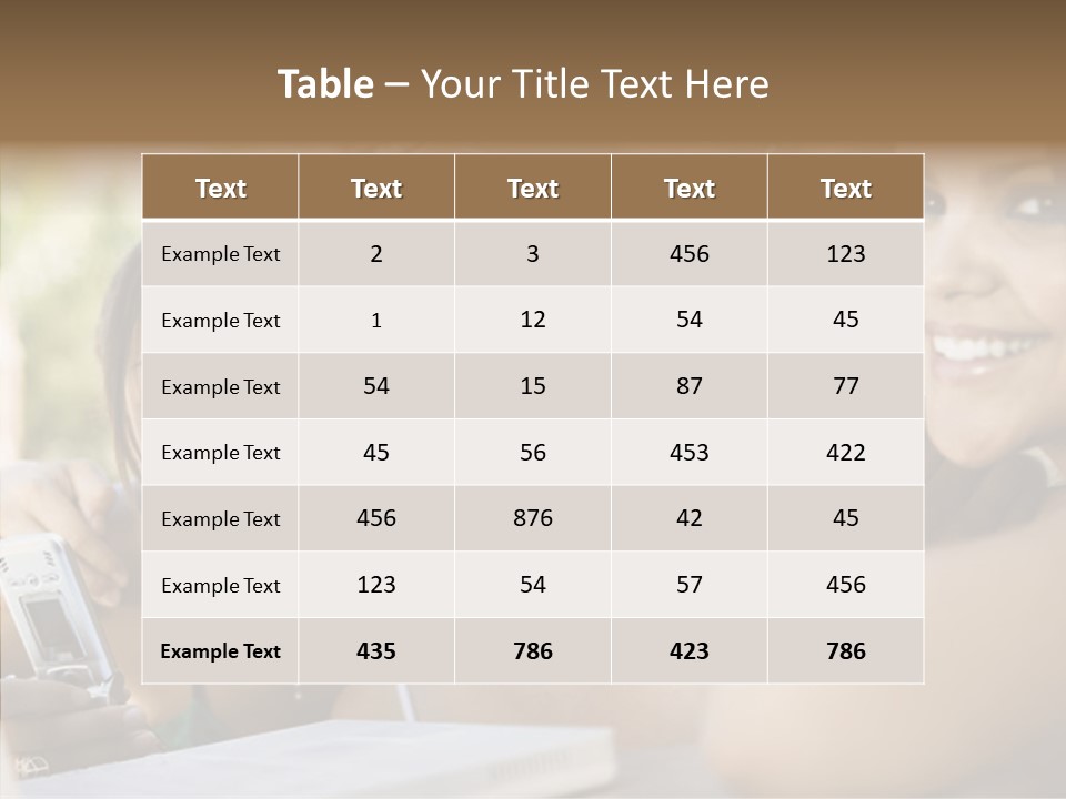 Enjoying Camera Females PowerPoint Template