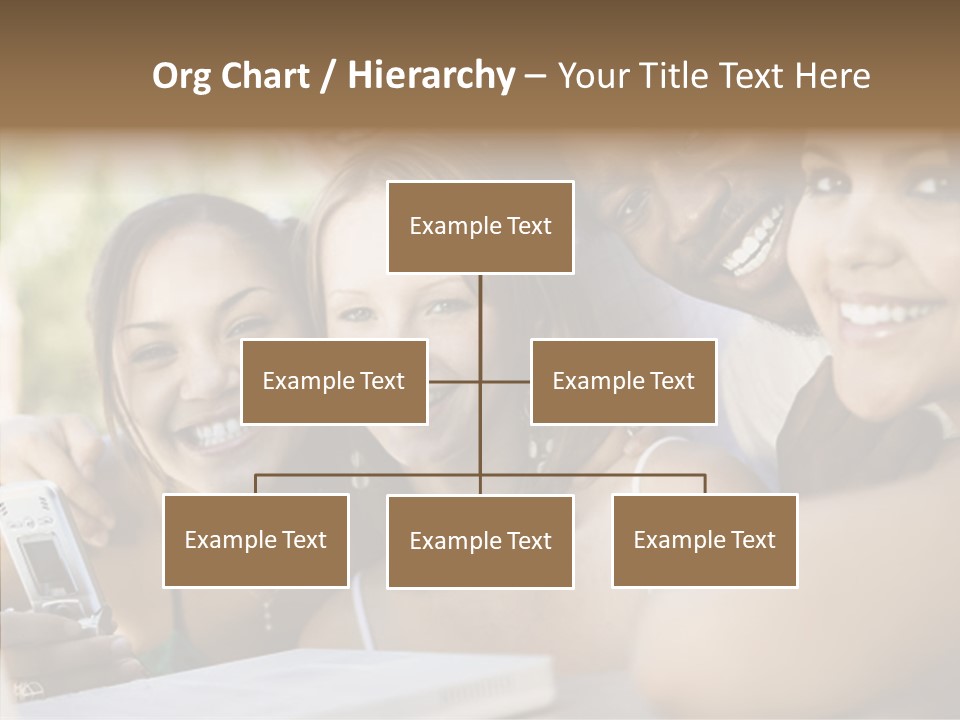 Enjoying Camera Females PowerPoint Template