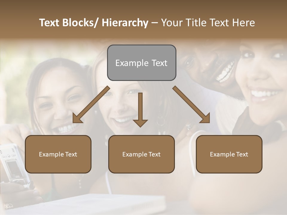 Enjoying Camera Females PowerPoint Template
