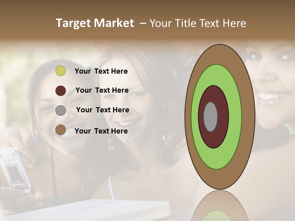 Enjoying Camera Females PowerPoint Template