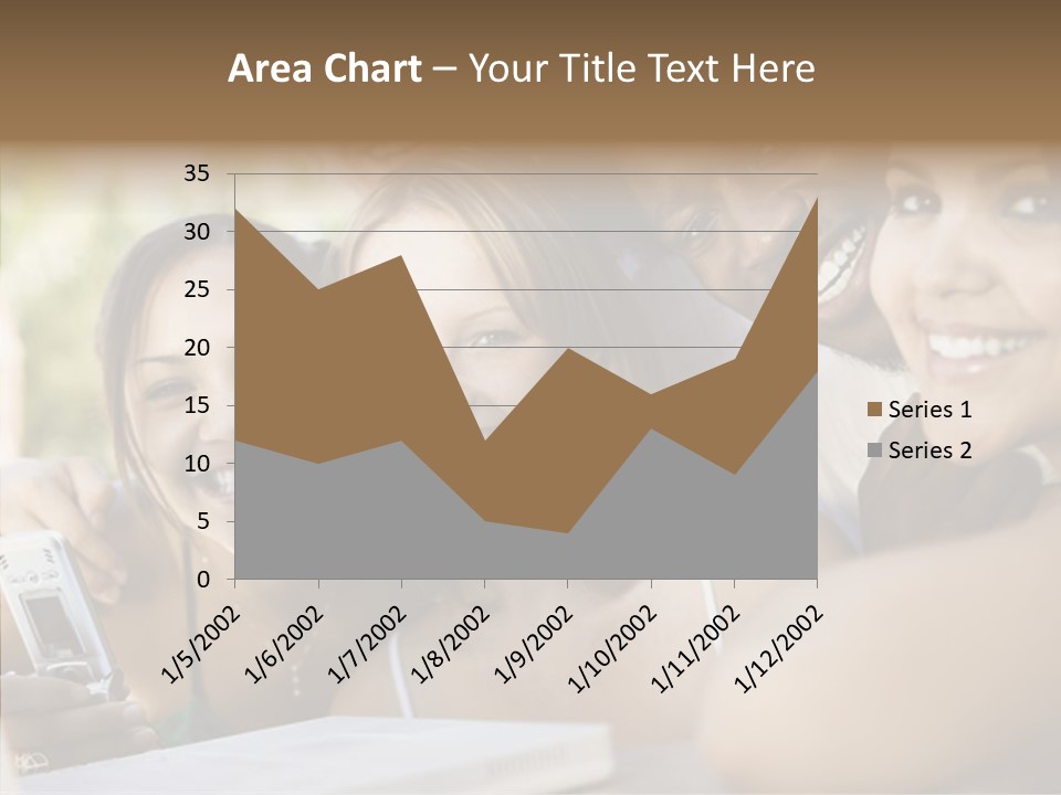 Enjoying Camera Females PowerPoint Template