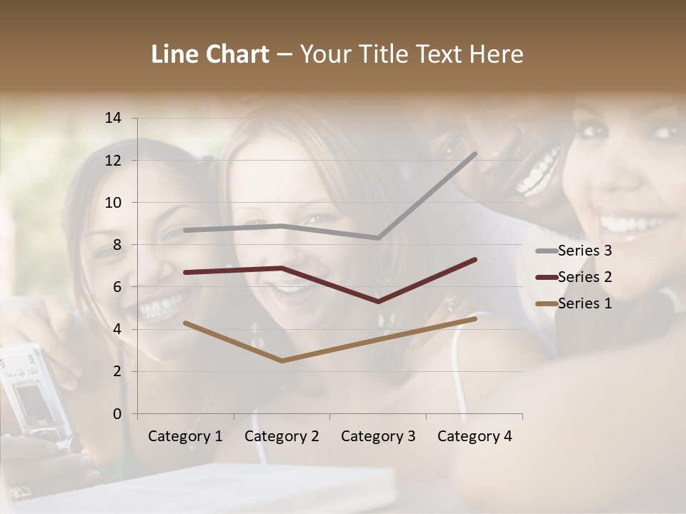 Enjoying Camera Females PowerPoint Template
