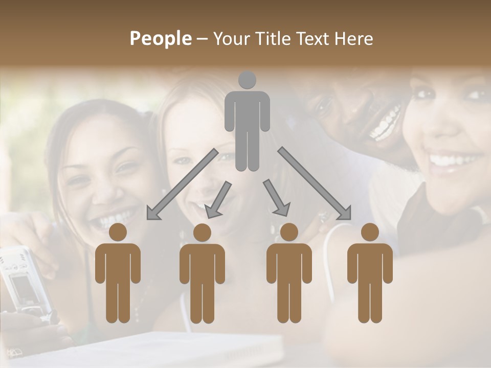 Enjoying Camera Females PowerPoint Template