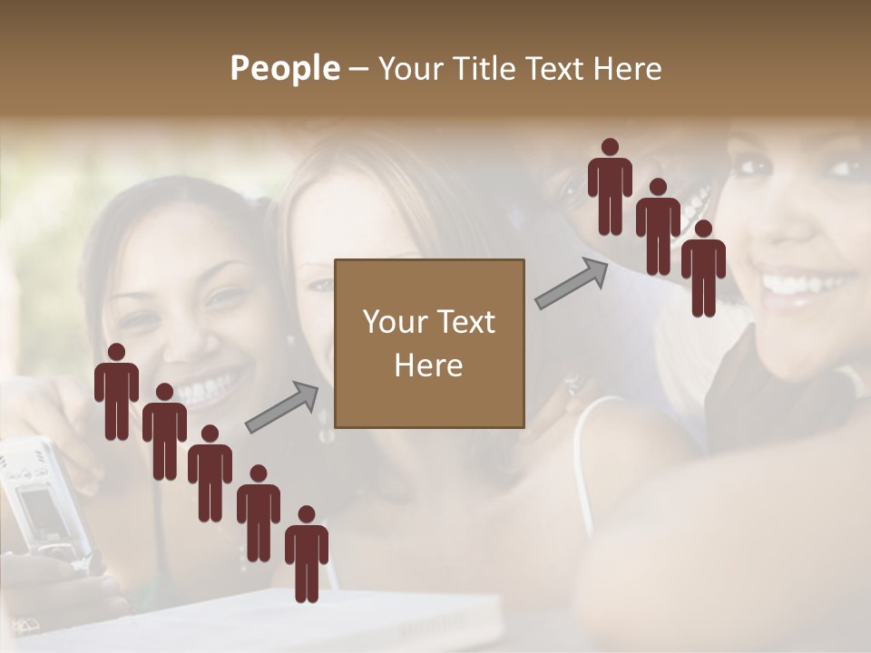 Enjoying Camera Females PowerPoint Template