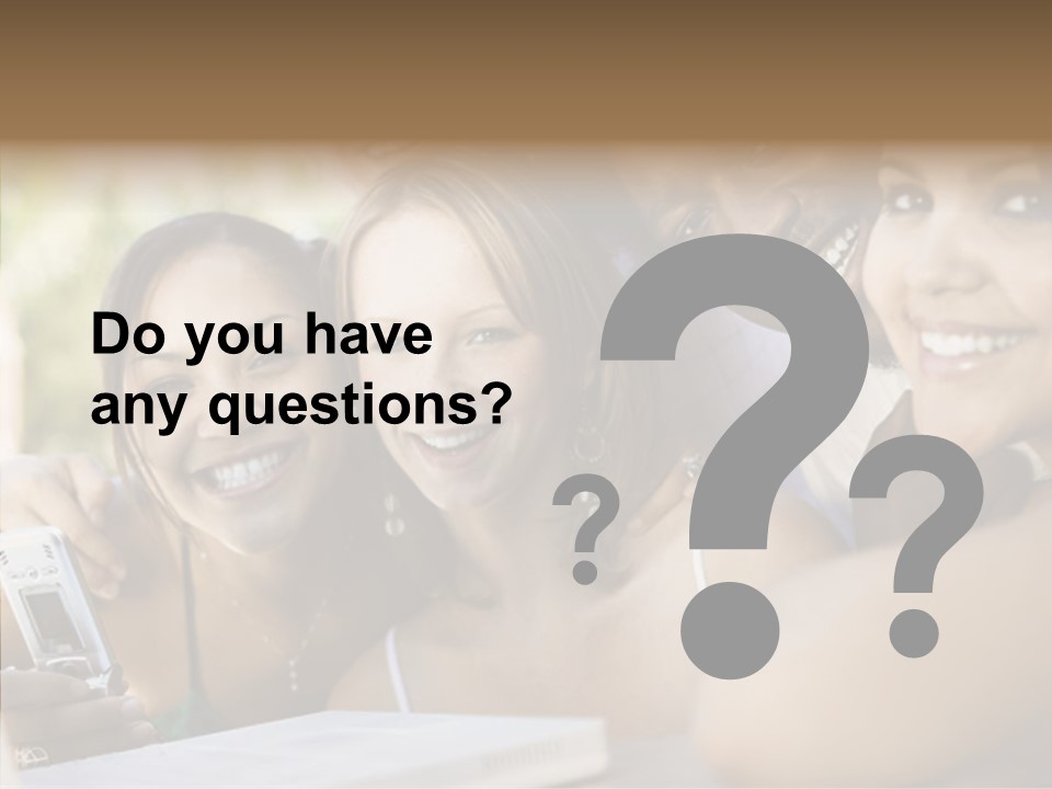 Enjoying Camera Females PowerPoint Template