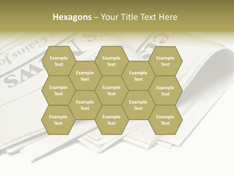 Folded Print Mail PowerPoint Template