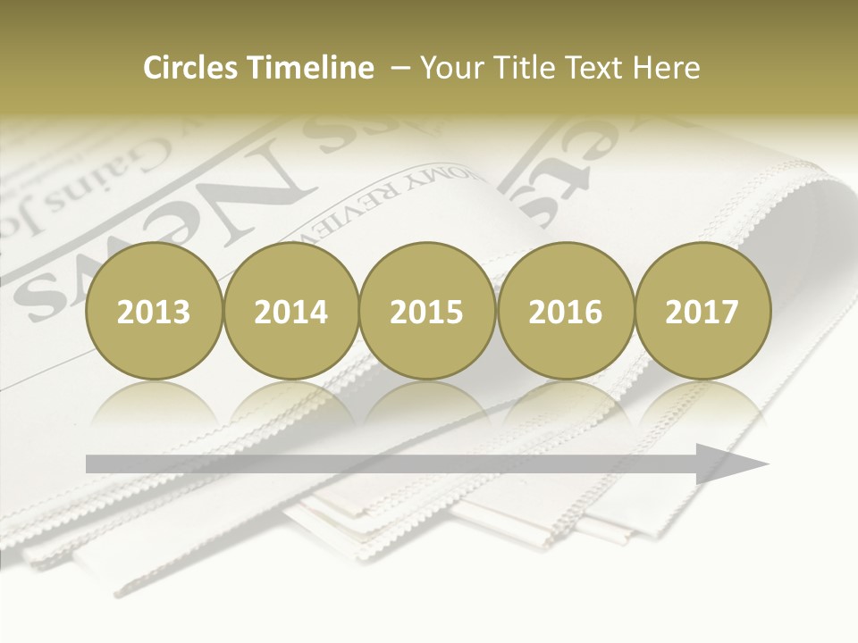 Folded Print Mail PowerPoint Template