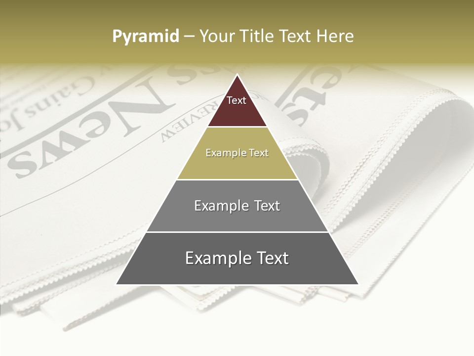 Folded Print Mail PowerPoint Template