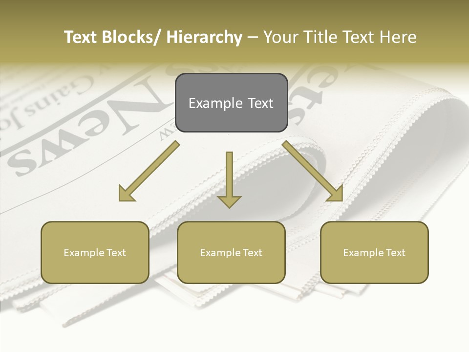 Folded Print Mail PowerPoint Template