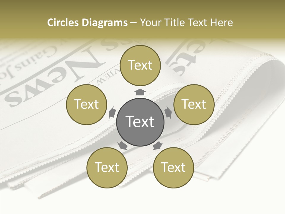 Folded Print Mail PowerPoint Template