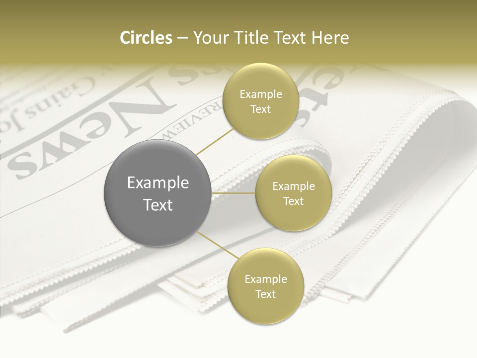 Folded Print Mail PowerPoint Template