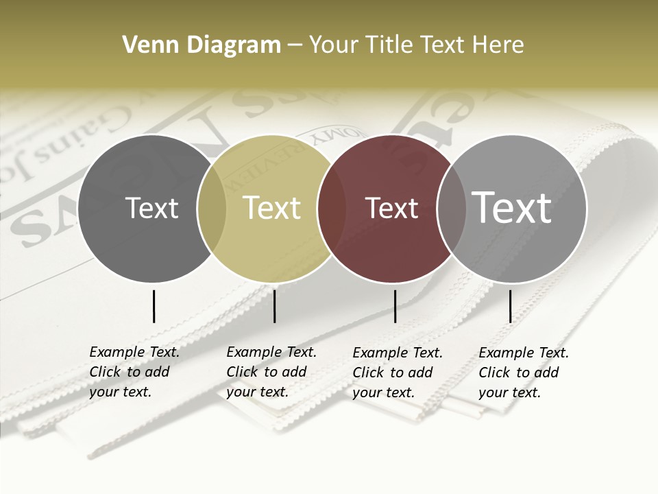 Folded Print Mail PowerPoint Template