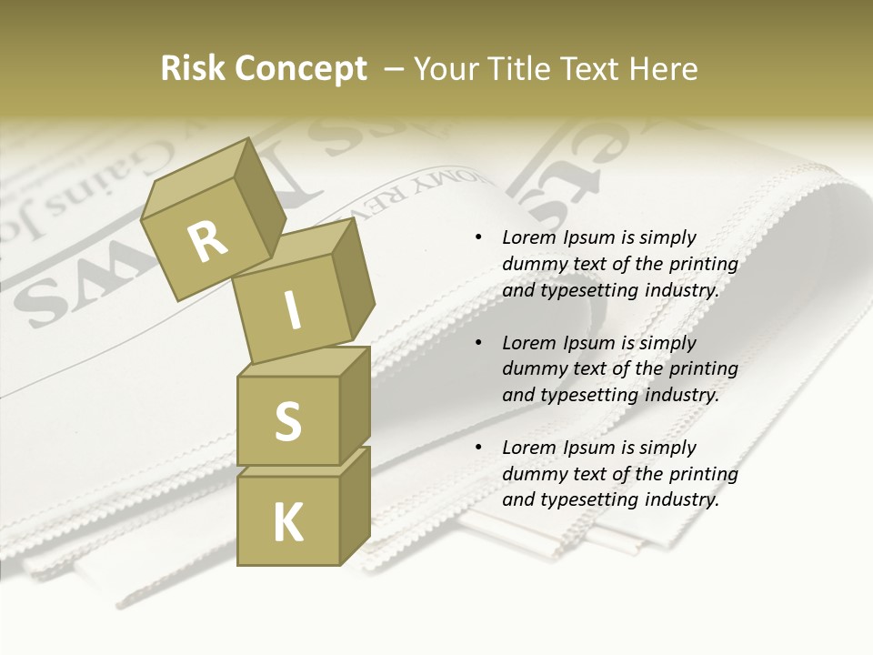 Folded Print Mail PowerPoint Template