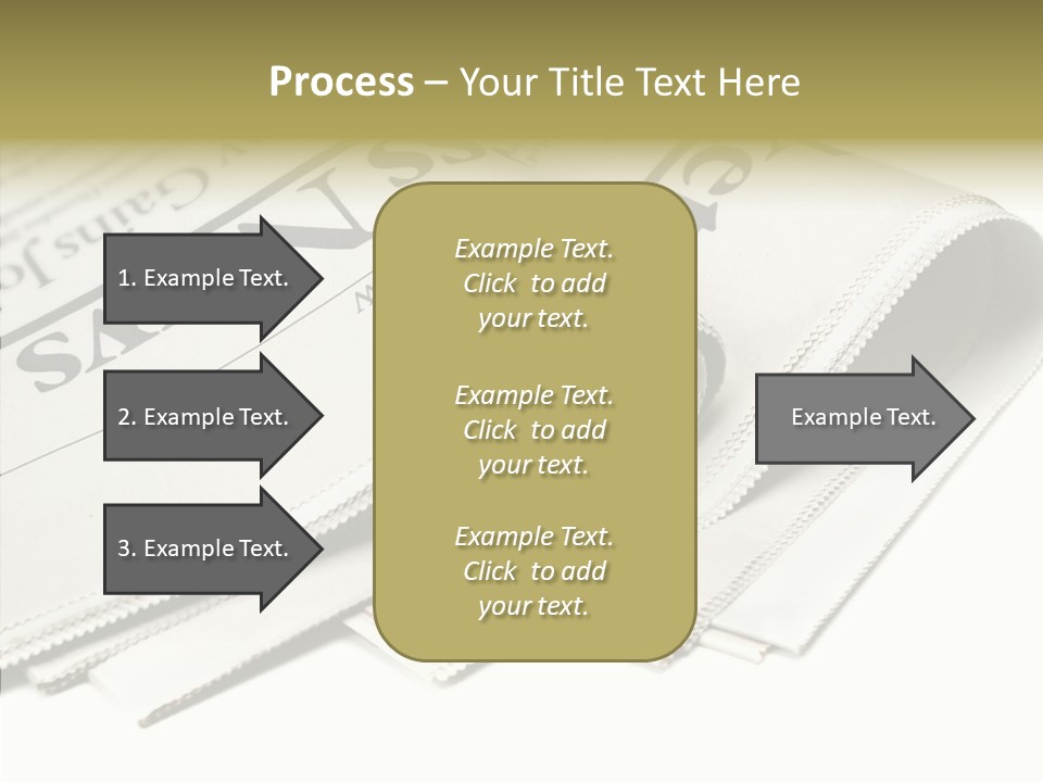 Folded Print Mail PowerPoint Template
