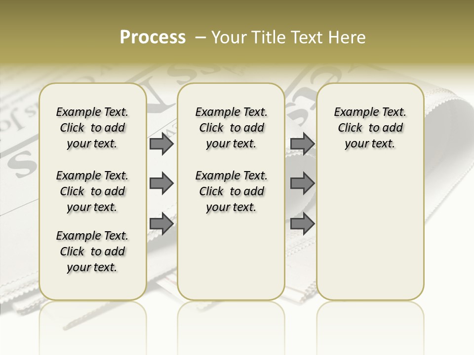 Folded Print Mail PowerPoint Template