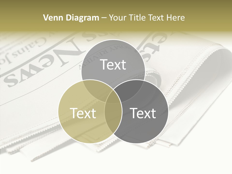 Folded Print Mail PowerPoint Template
