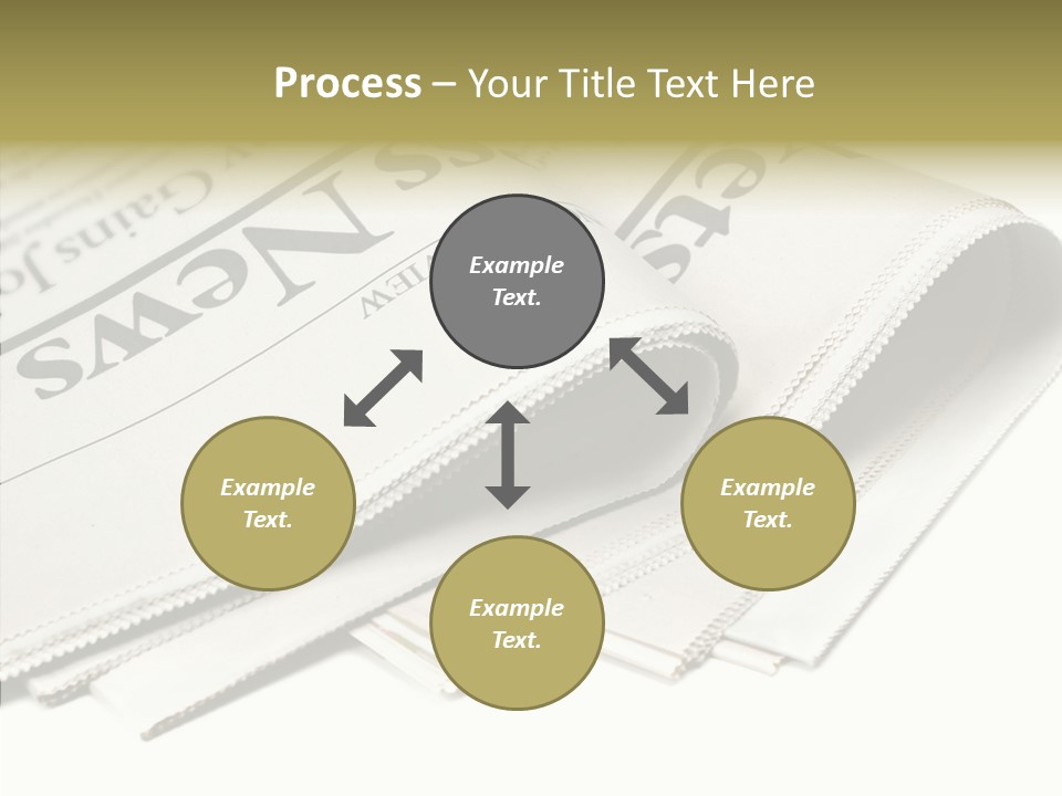 Folded Print Mail PowerPoint Template