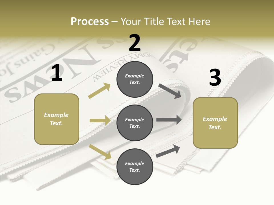 Folded Print Mail PowerPoint Template