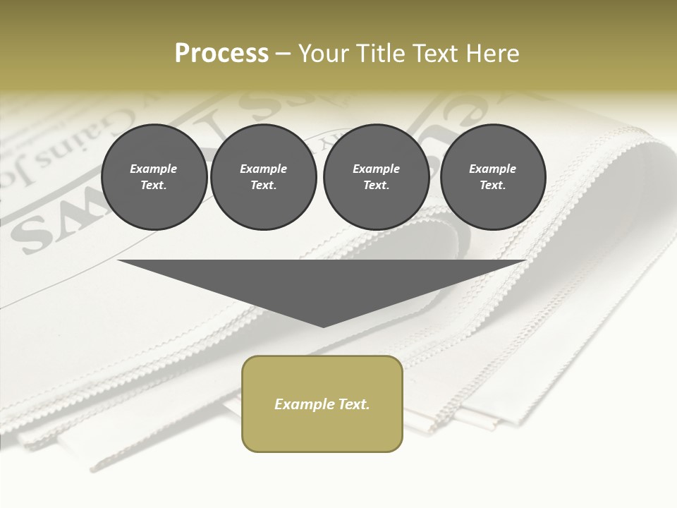 Folded Print Mail PowerPoint Template