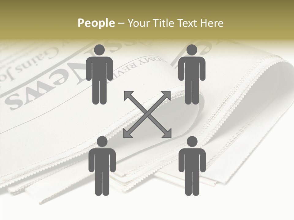 Folded Print Mail PowerPoint Template