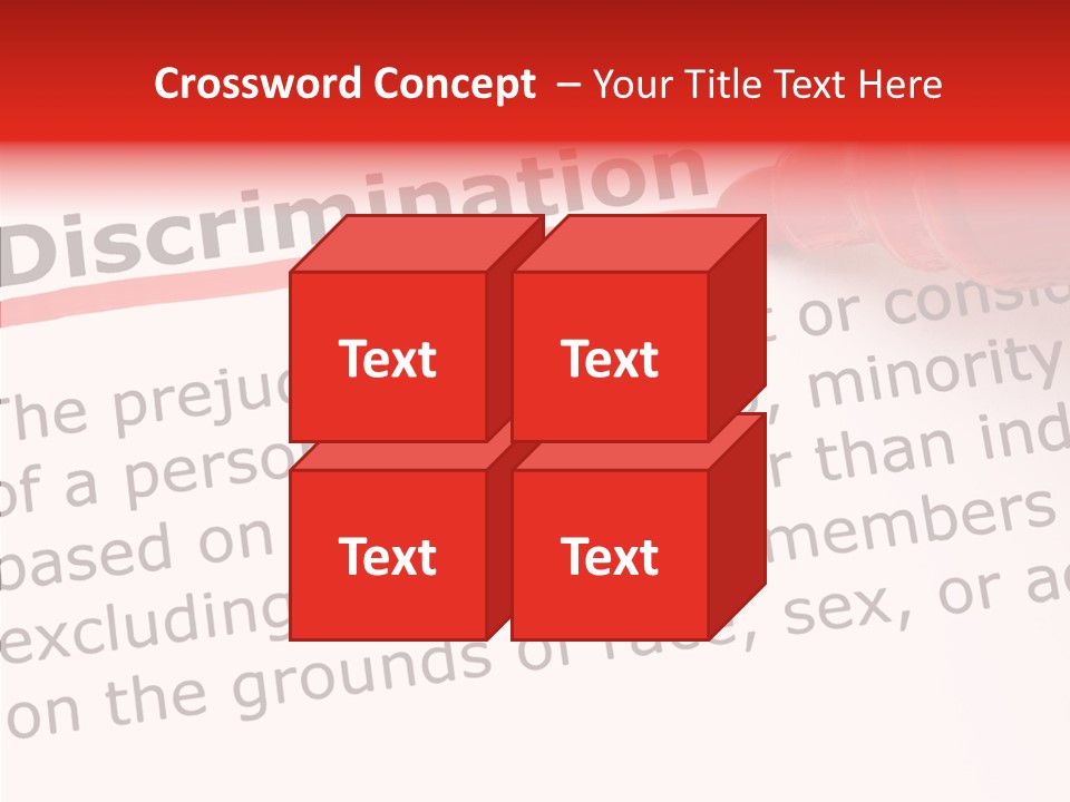 Race Prejudice Orientation PowerPoint Template