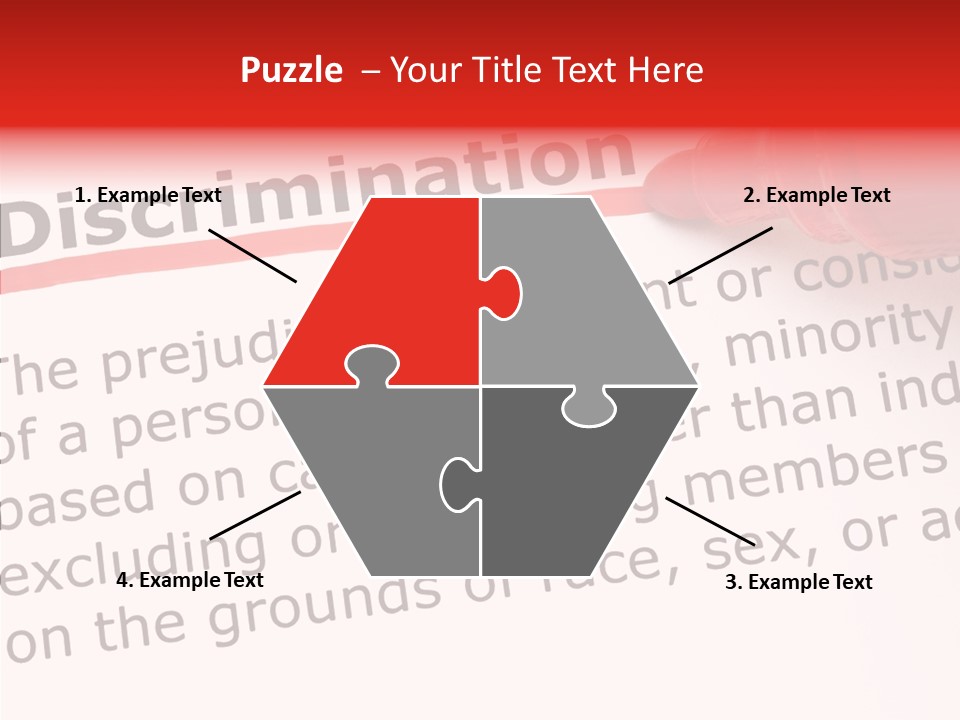 Race Prejudice Orientation PowerPoint Template
