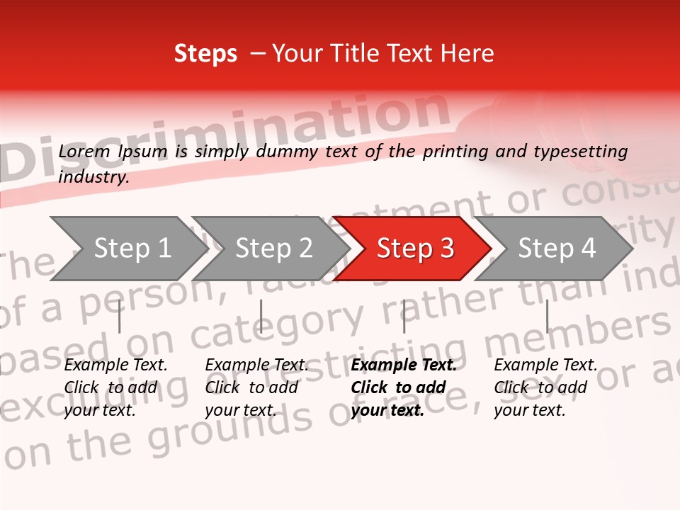 Race Prejudice Orientation PowerPoint Template