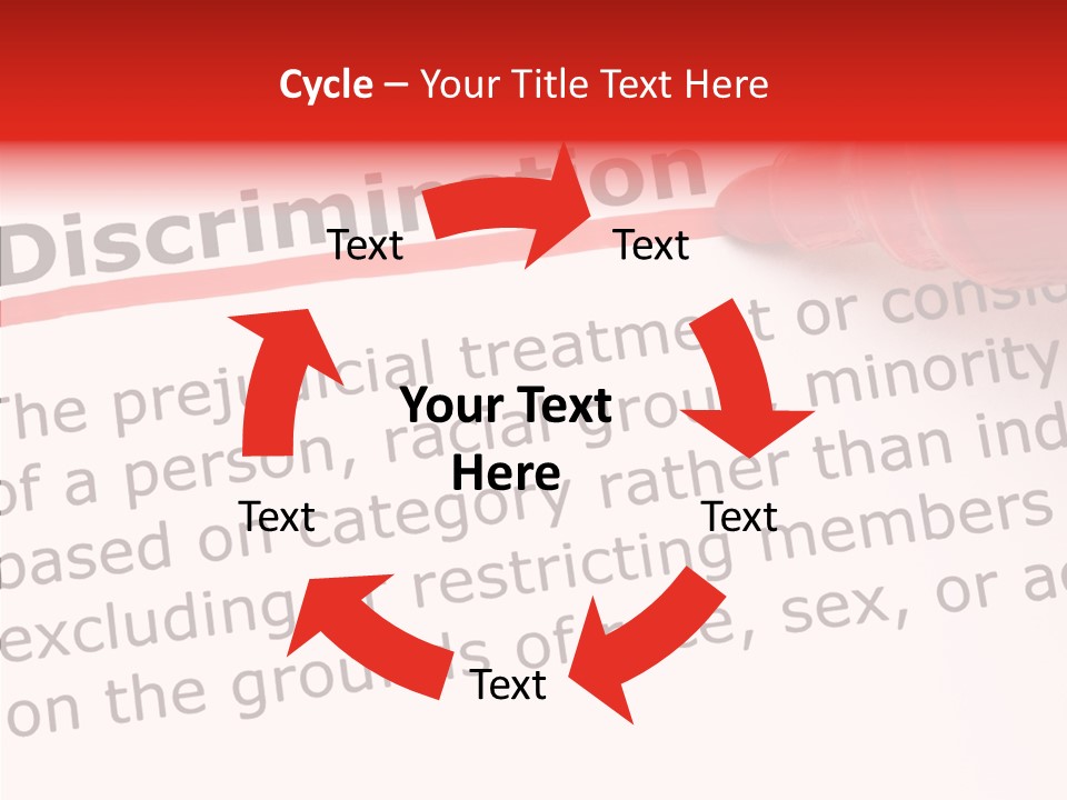 Race Prejudice Orientation PowerPoint Template