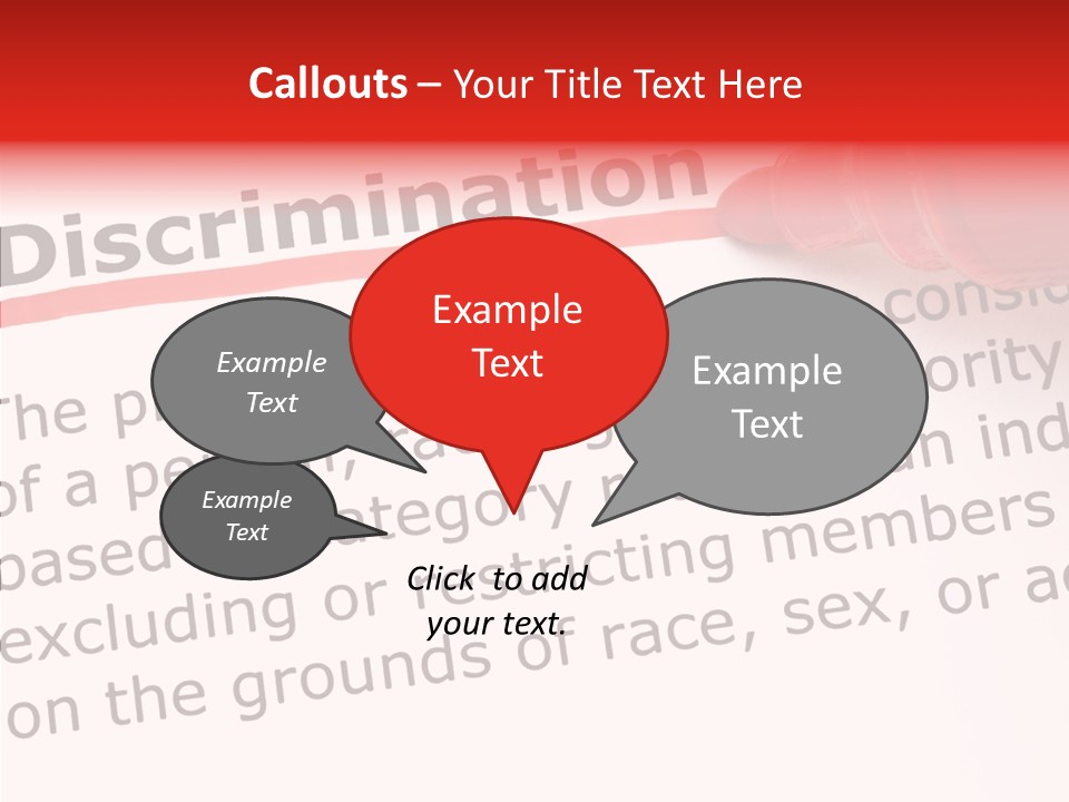 Race Prejudice Orientation PowerPoint Template