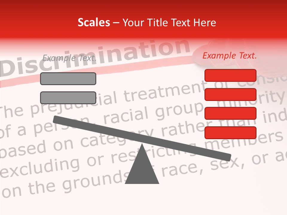Race Prejudice Orientation PowerPoint Template