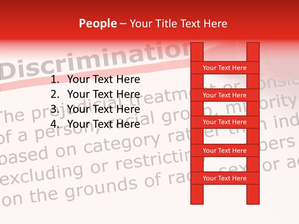 Race Prejudice Orientation PowerPoint Template