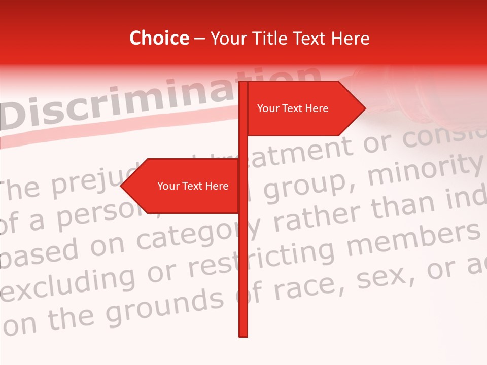Race Prejudice Orientation PowerPoint Template