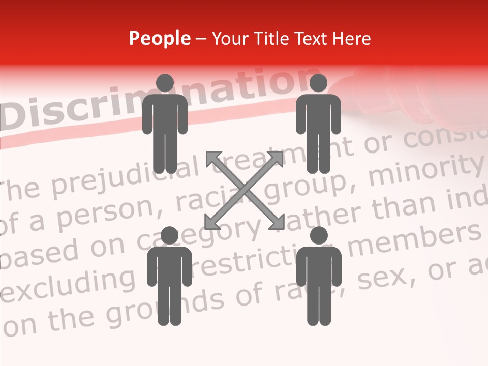 Race Prejudice Orientation PowerPoint Template