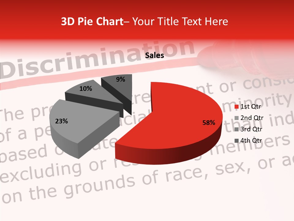 Race Prejudice Orientation PowerPoint Template