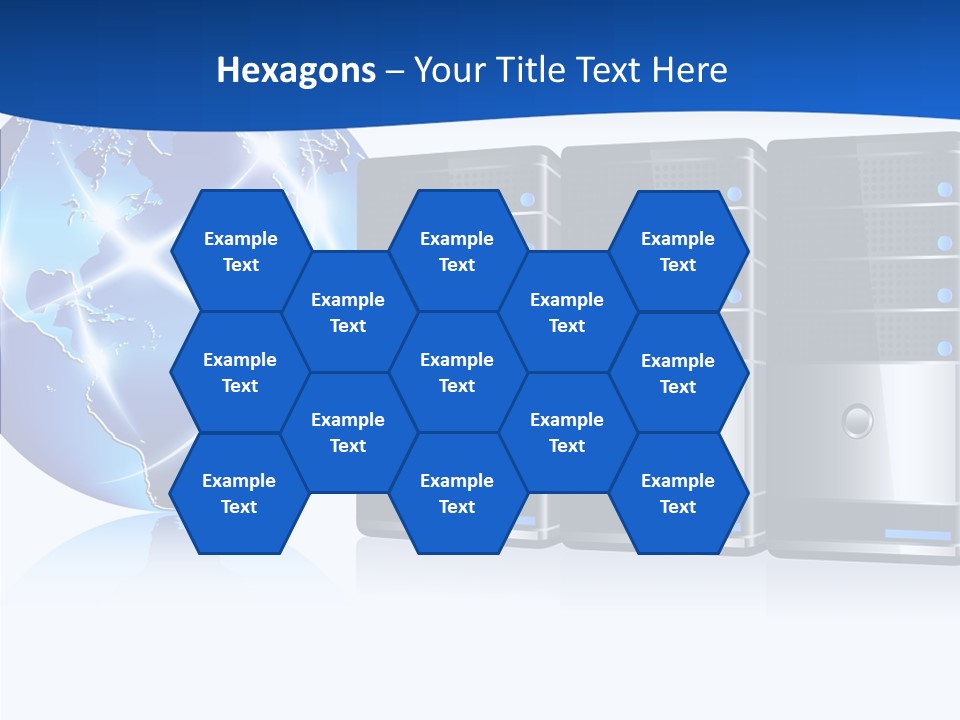 Database America Worldwide PowerPoint Template