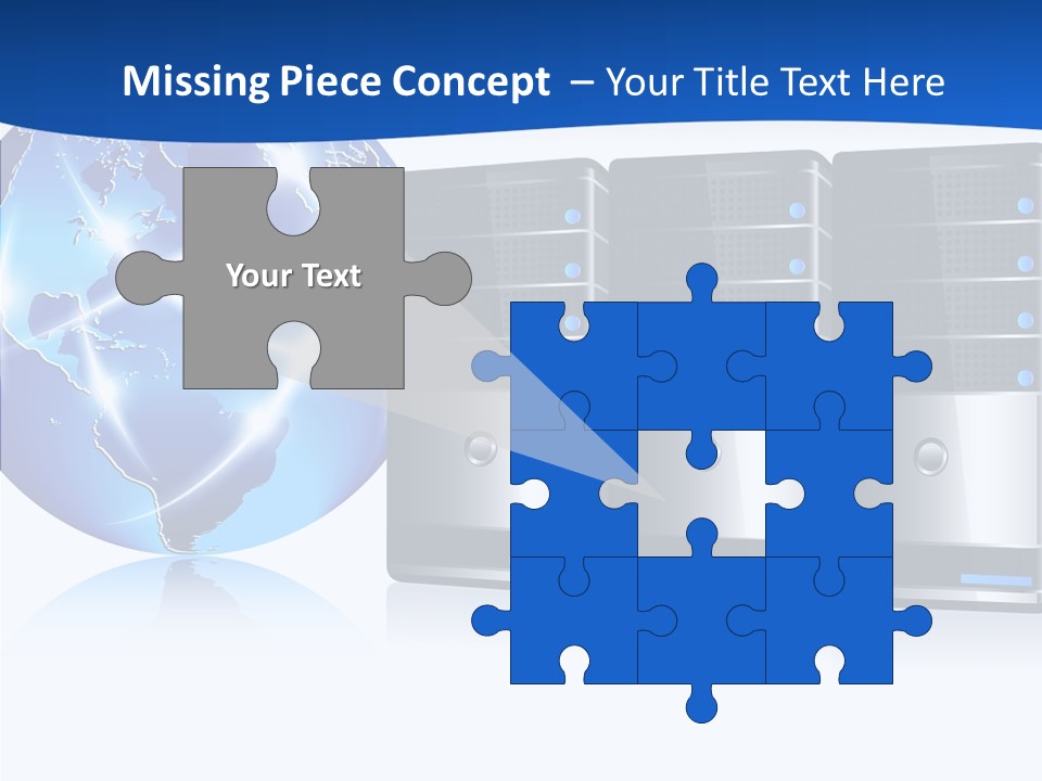 Database America Worldwide PowerPoint Template