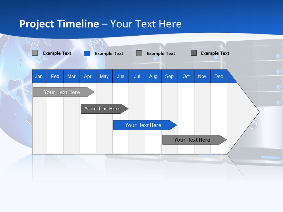 Database America Worldwide PowerPoint Template